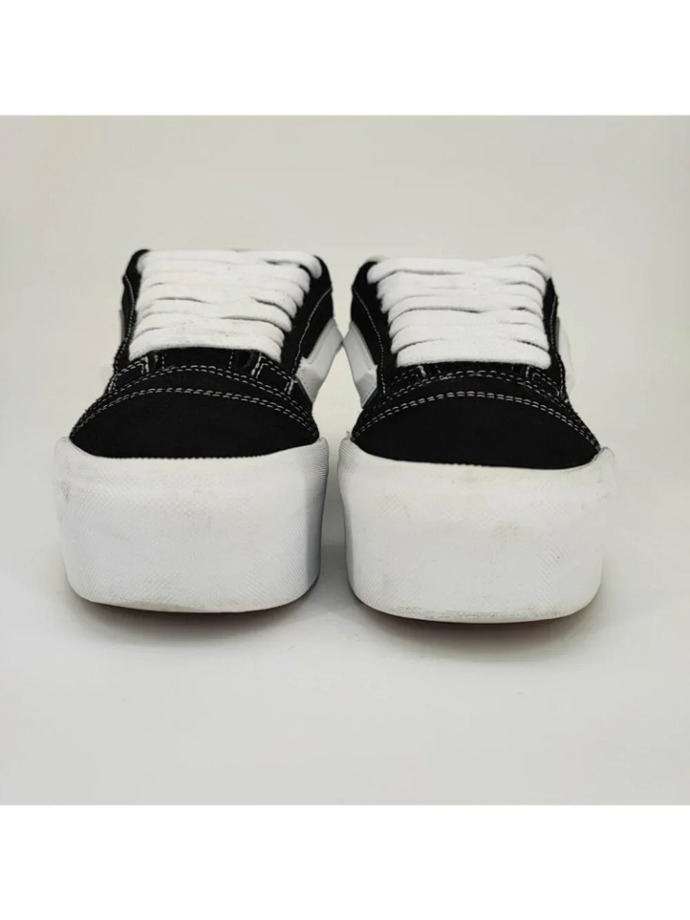 Vans Knu Stack Women's Size 8.0 US Sneakers Canvas Black Casual 721356